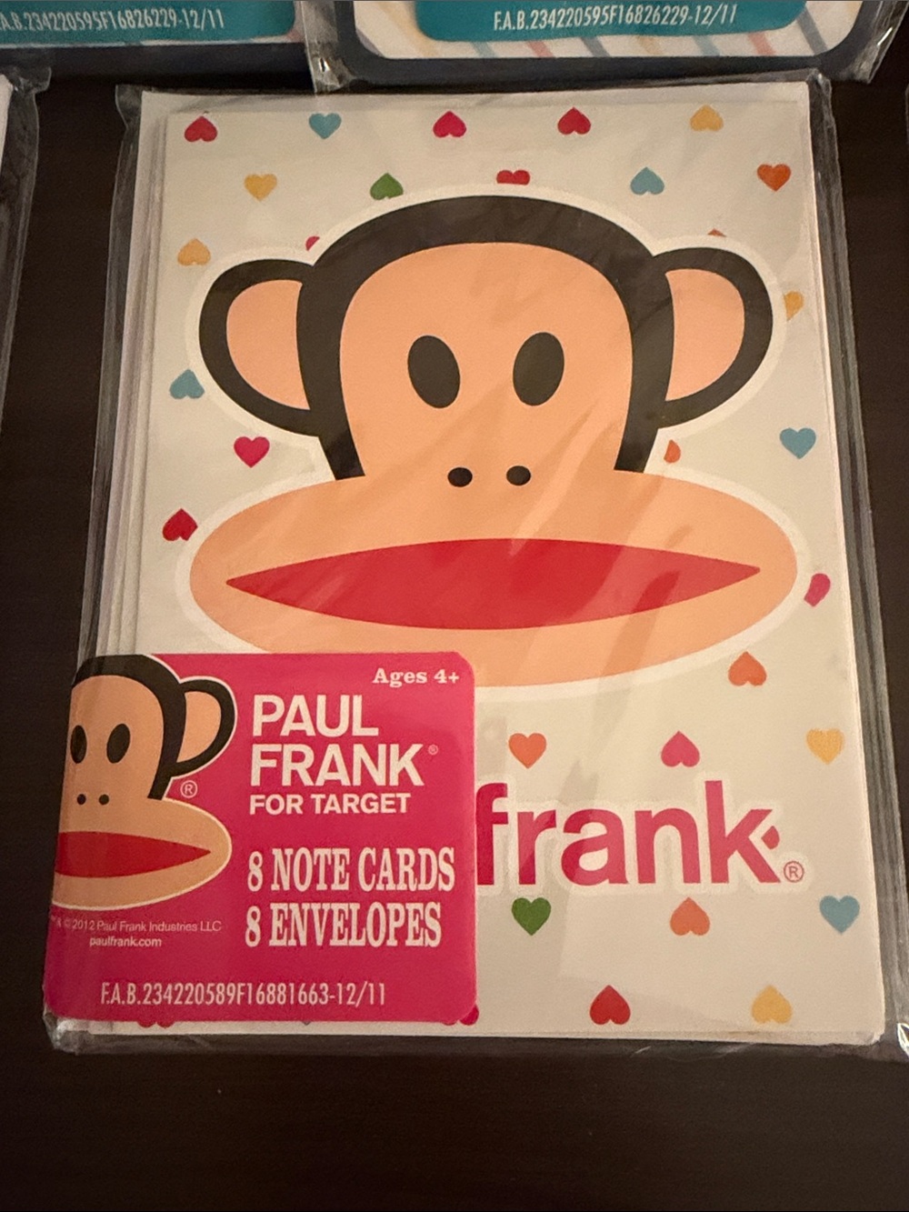 Paul Frank Navy Blue Multicolor Julius Monkey Stationery & Magnet Set - Picture 6 of 7
